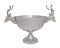 Three Stag-Theme Cast Metal Bottle Coolers
