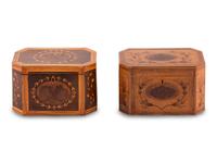 Two George III Tea Caddies