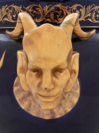 An English Parcel Gilt Ceramic Jardinière