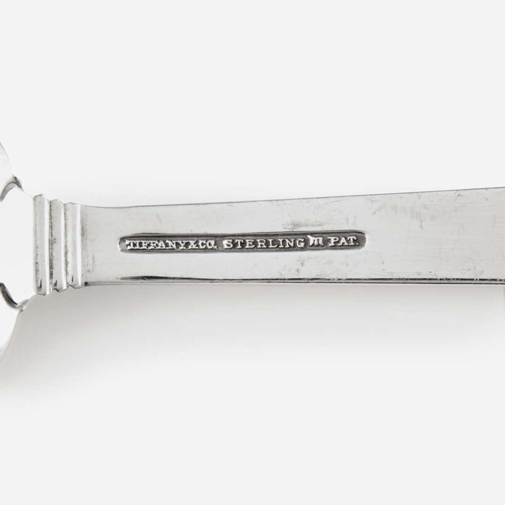 An American Sterling Silver Six-Piece Flatware Service for Eight Tiffany & Co., New York, patented 1934