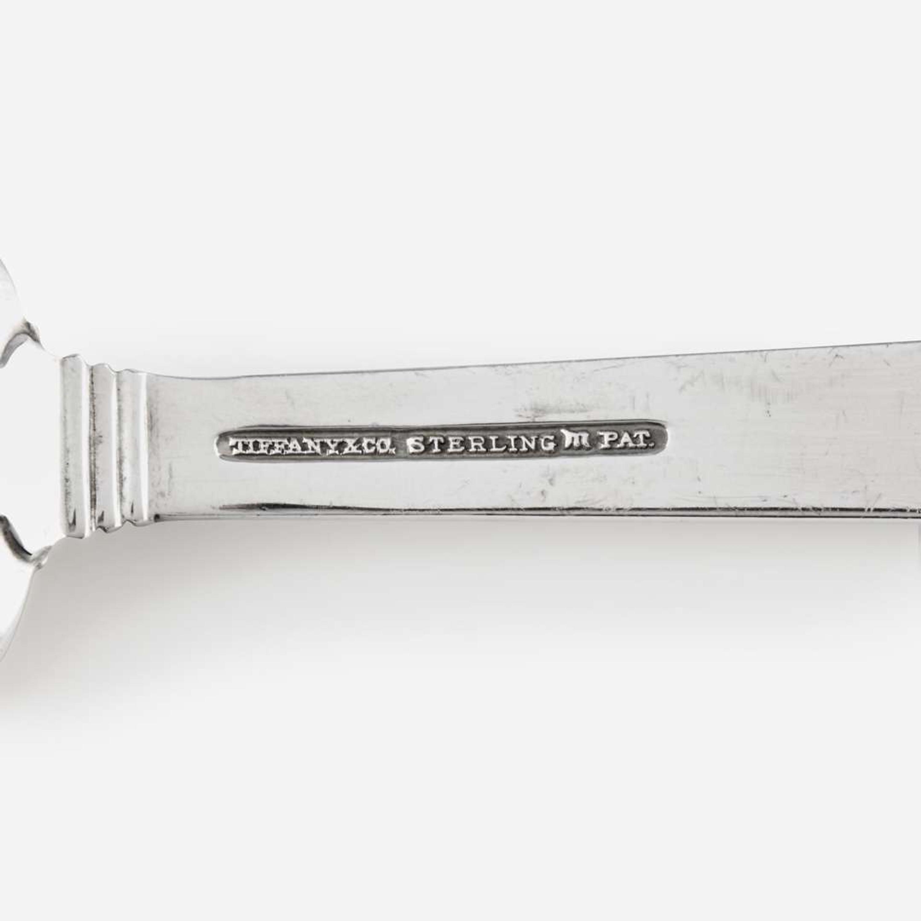 An American Sterling Silver Six-Piece Flatware Service for Eight Tiffany & Co., New York, patented 1934