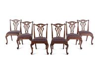 A Set of Six George III Style Dining Chairs