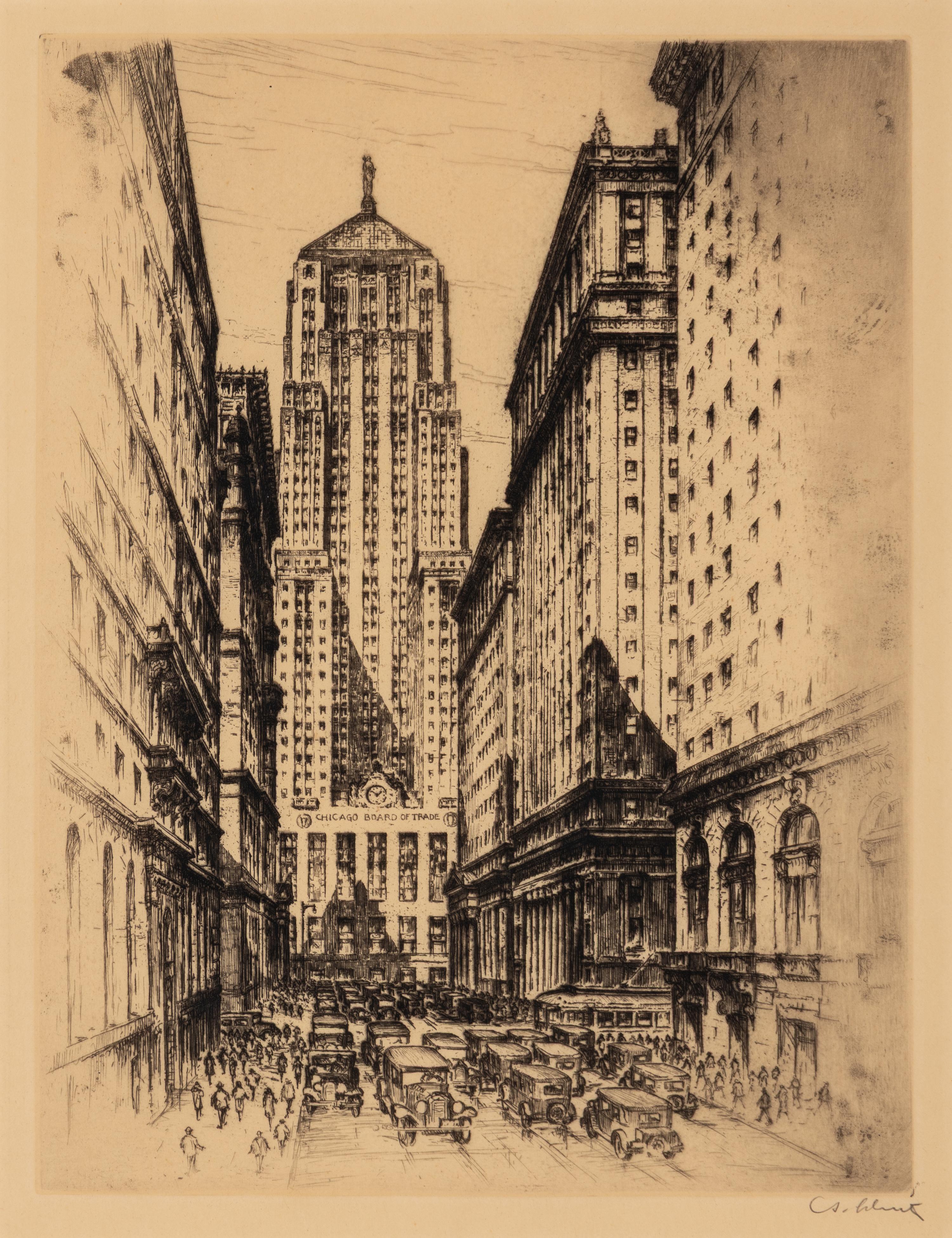 Anton Schutz (German/American, 1894-1977) — Five Etchings