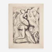 [Art] Masson, Andre Femme attaqué par des oiseaux