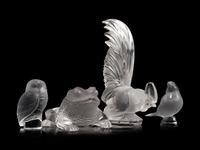 Four Lalique Sculptures