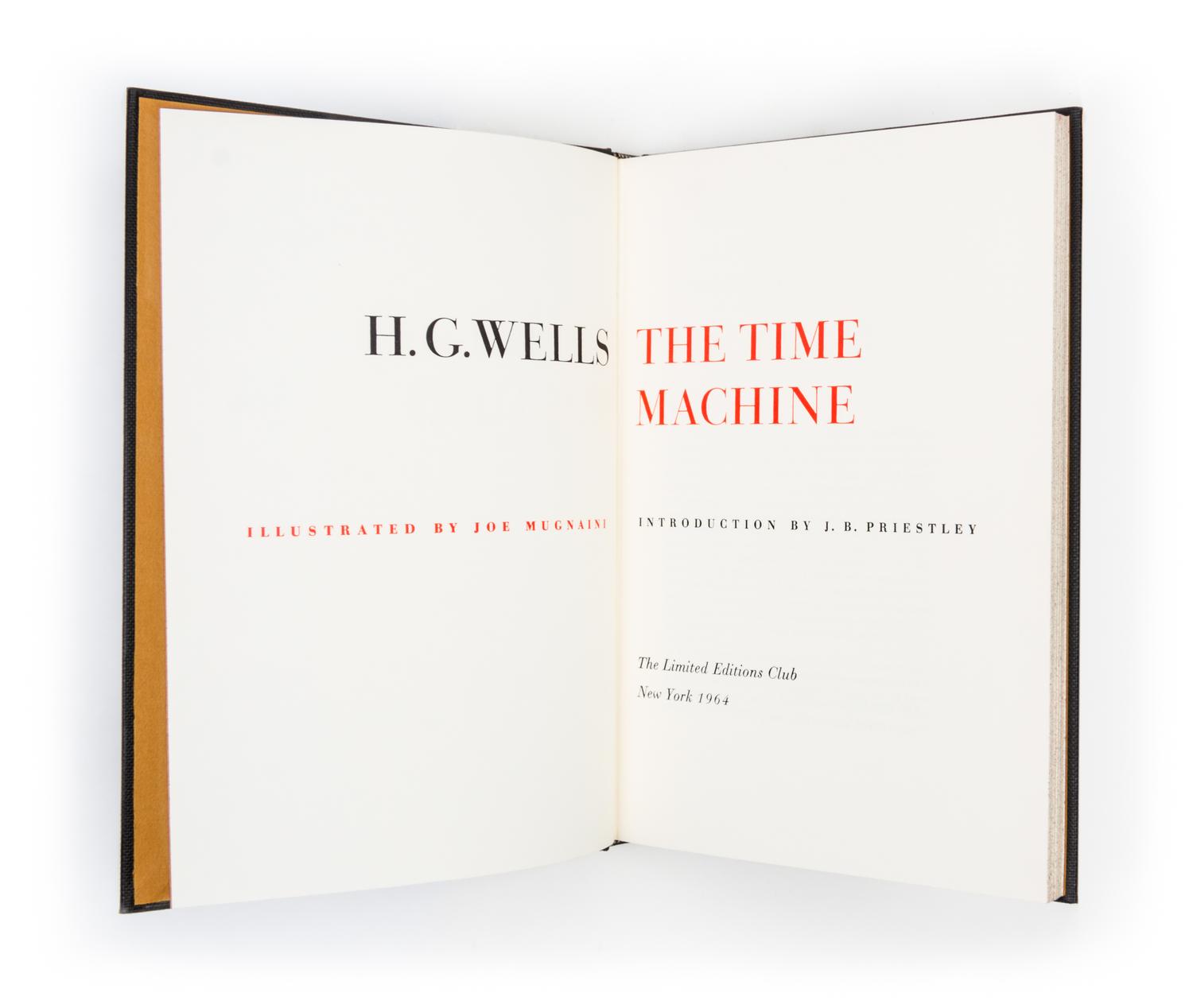 (LEC; MUGNAINI, JOSEPH) WELLS, H. G. 2 works. New York, 1964. Includes: The Time Machine and The War of the Worlds.