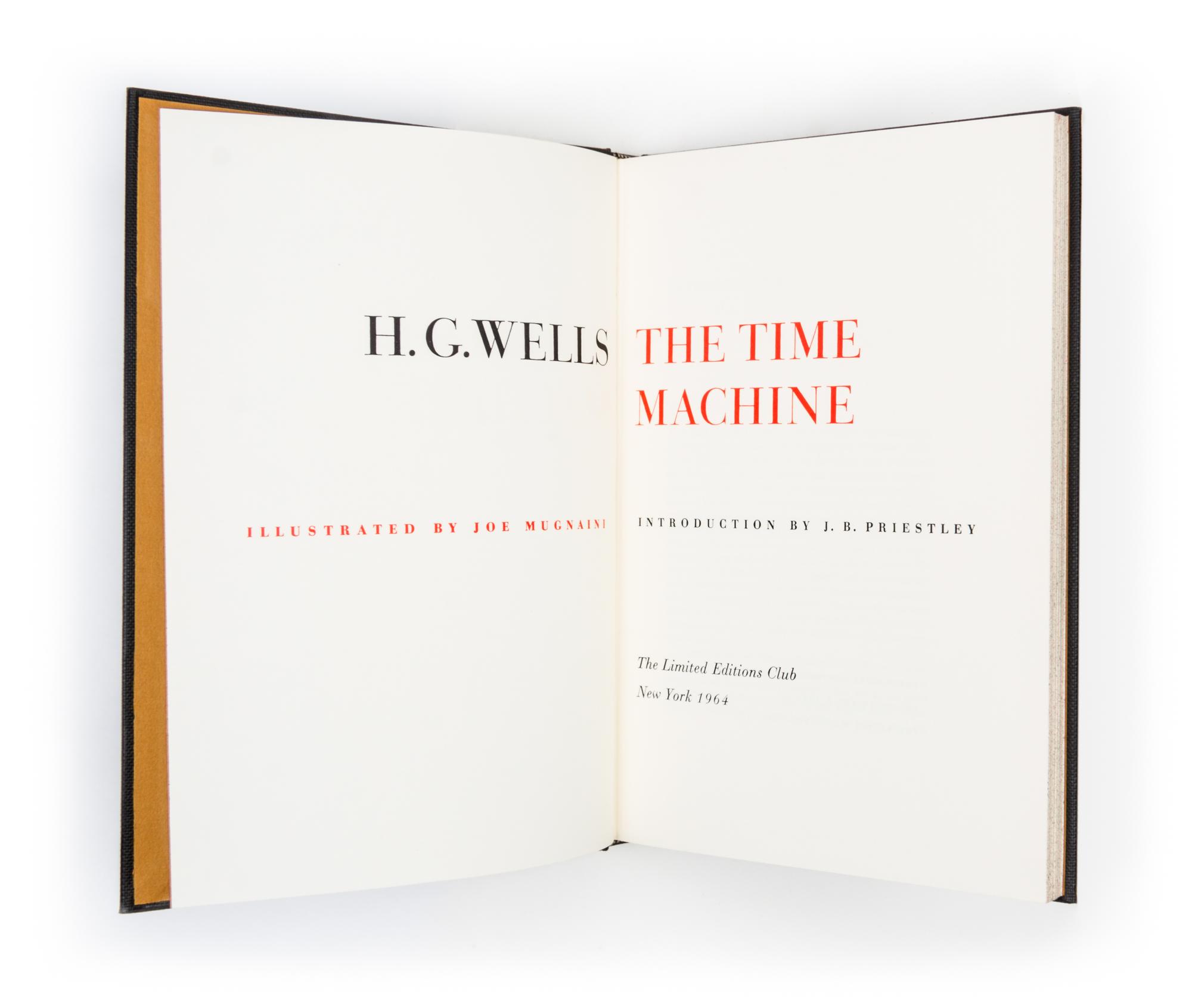 (LEC; MUGNAINI, JOSEPH) WELLS, H. G. 2 works. New York, 1964. Includes: The Time Machine and The War of the Worlds.