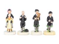 A Group of Four Staffordshire Pearlware Dr. Syntax Figures