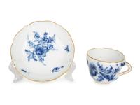 Eleven Meissen Porcelain Teacups and Saucers — PRIMARILY 20TH CENTURY