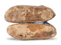Cheyenne Beaded Hide Moccasins