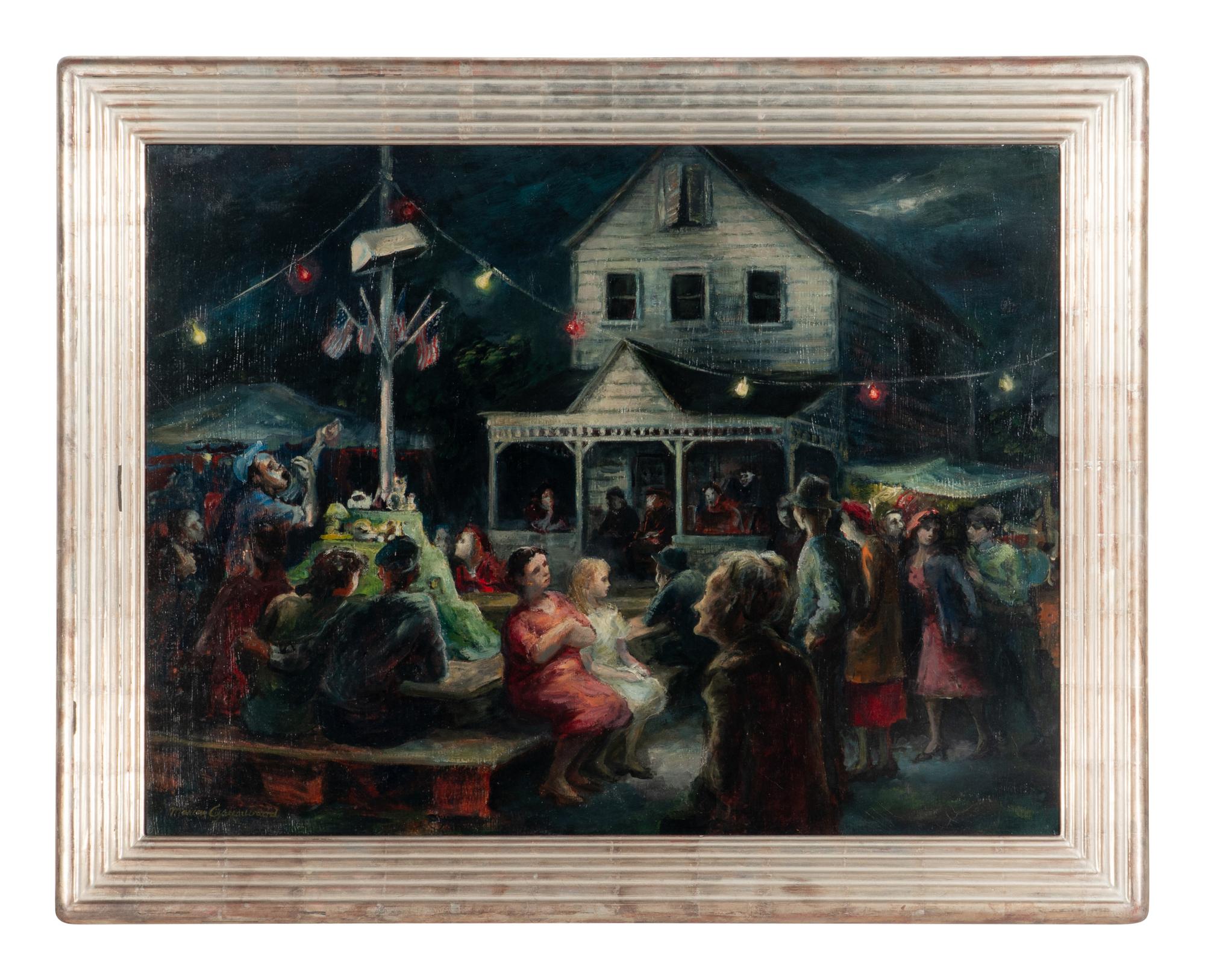 Marion Greenwood (American, 1909-1970) — Carnival at Kripplebush, New York , c. 1943