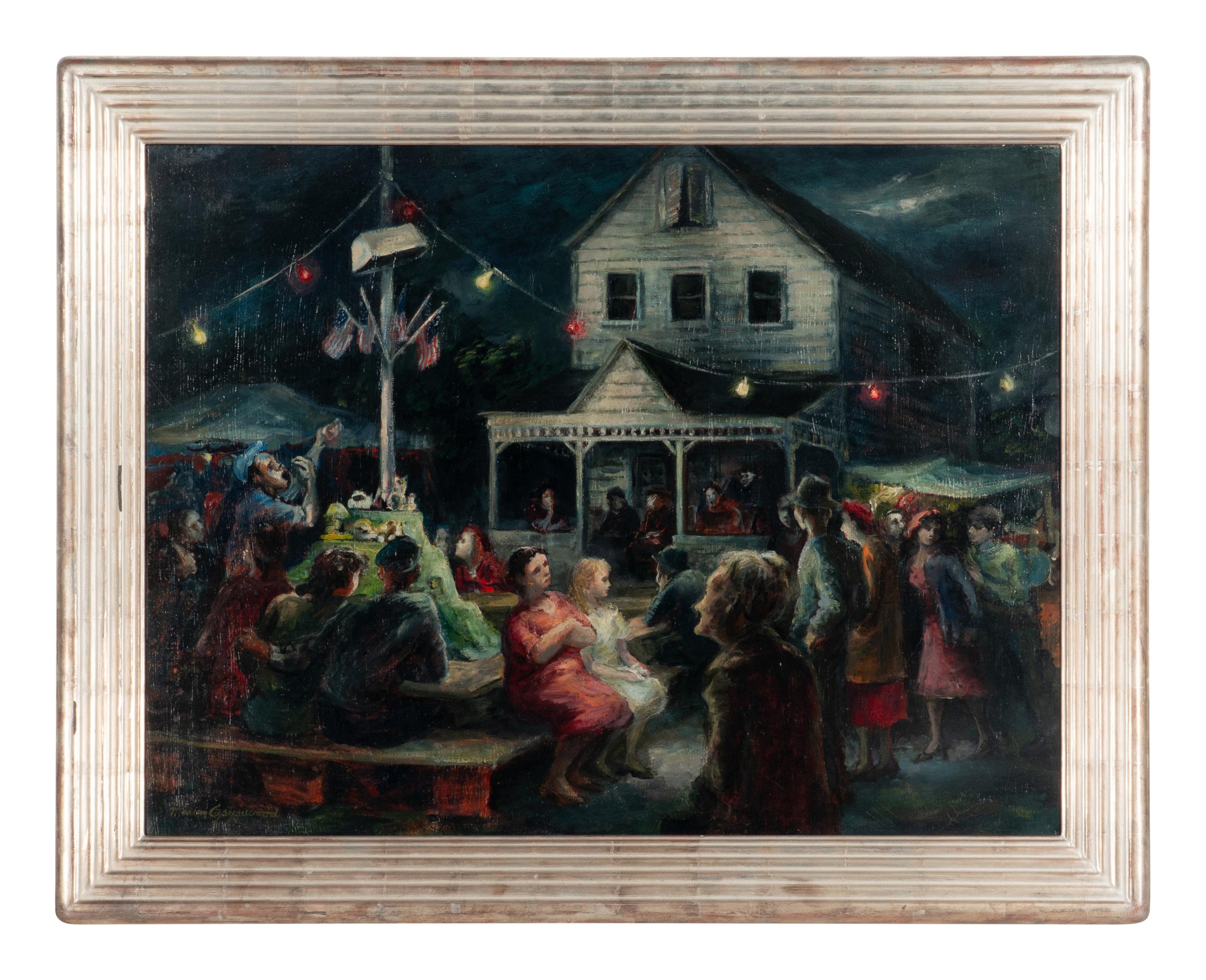 Marion Greenwood (American, 1909-1970) — Carnival at Kripplebush, New York , c. 1943