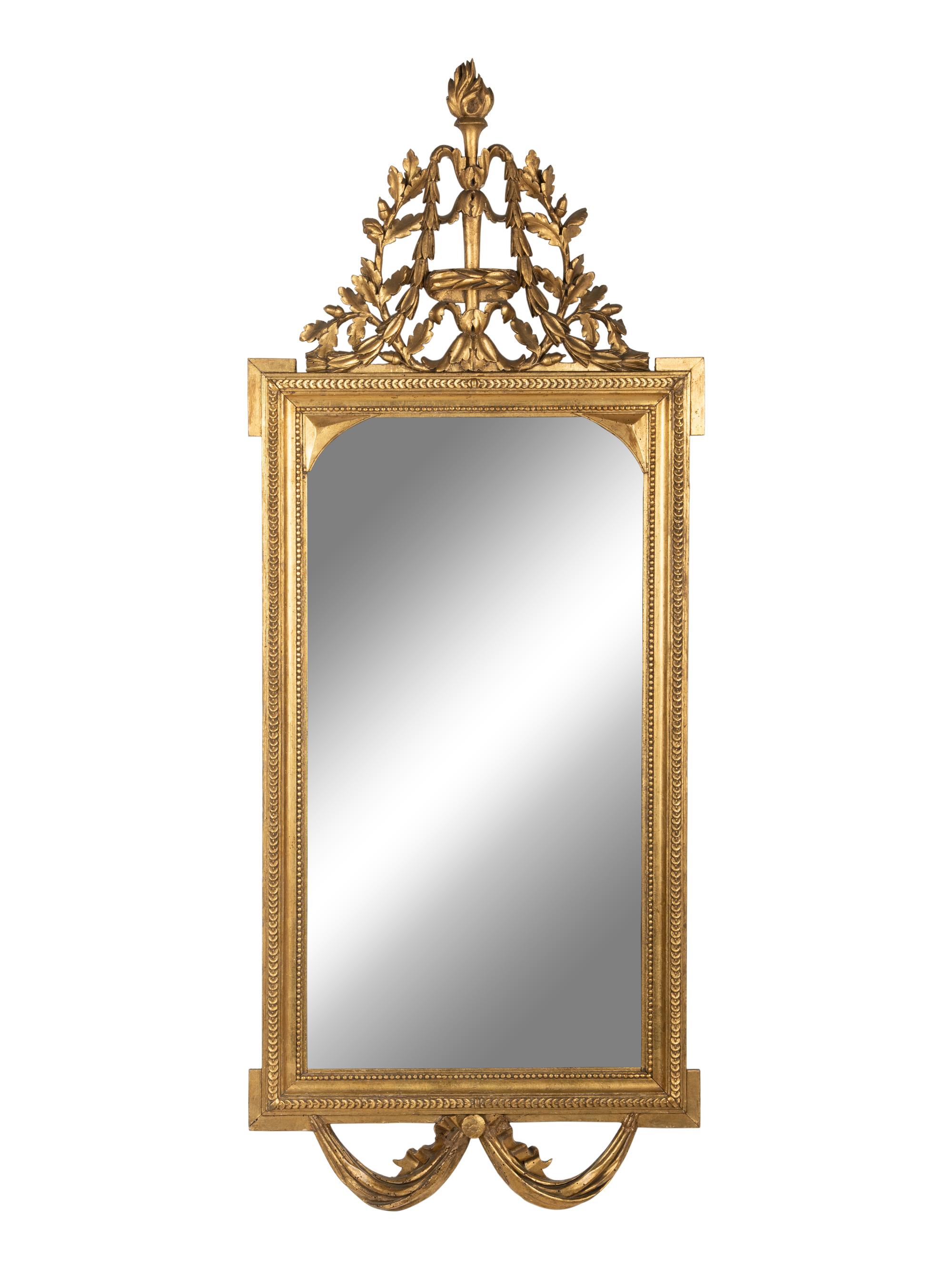 An Italian Giltwood Mirror Frame