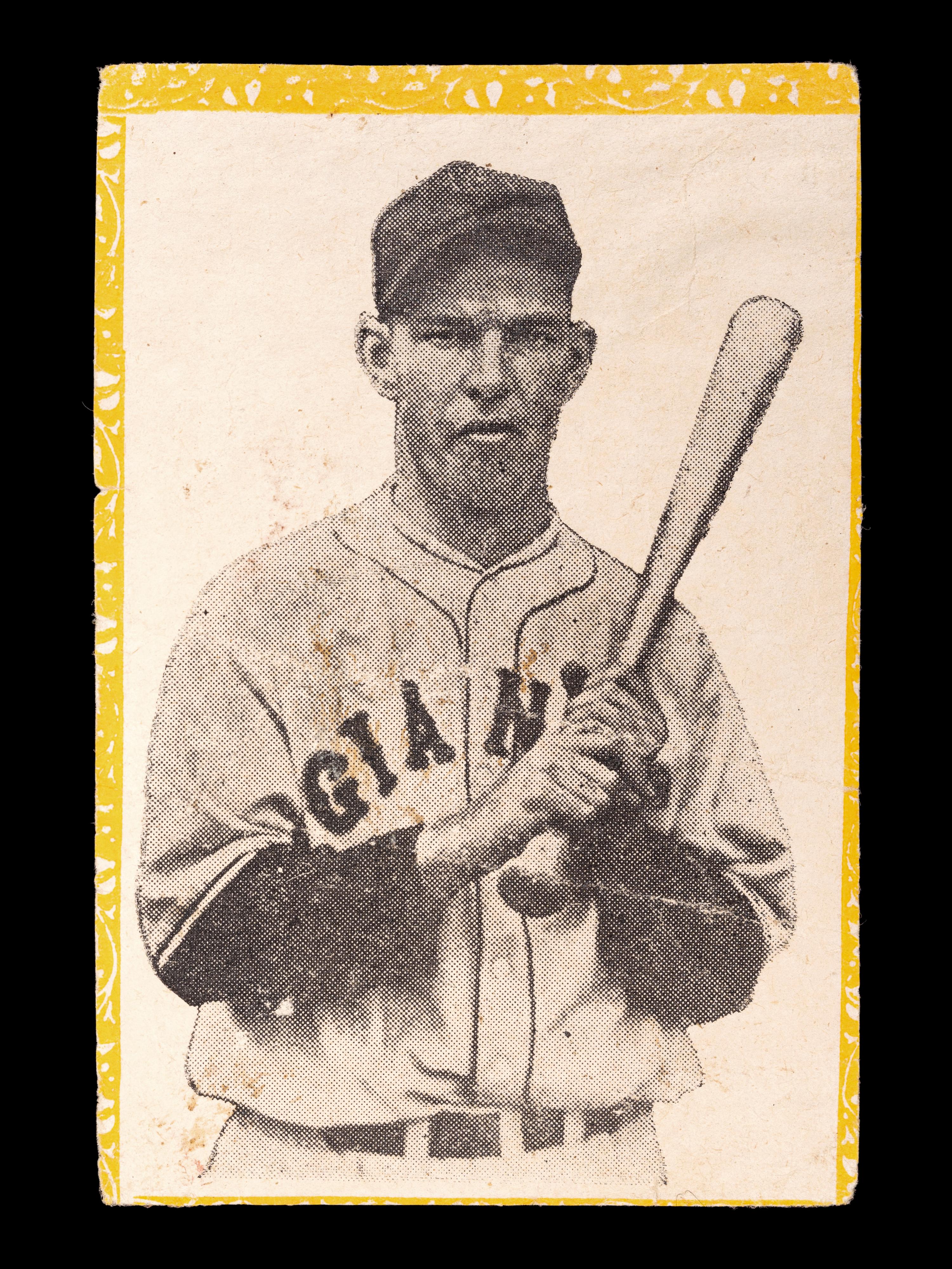 A 1946 Propagandas Monteil Los Reyes del Deporte Mel Ott Baseball Card No. 65