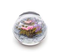 Jon Trabucco, (American), a lampwork bouquet paperweight, 2001