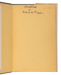 FROST, Robert (1874-1963). A group of 17 works, including: