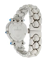 CORUM, STAINLESS STEEL, DIAMOND, AND MOTHER-OF-PEARL WATCH
