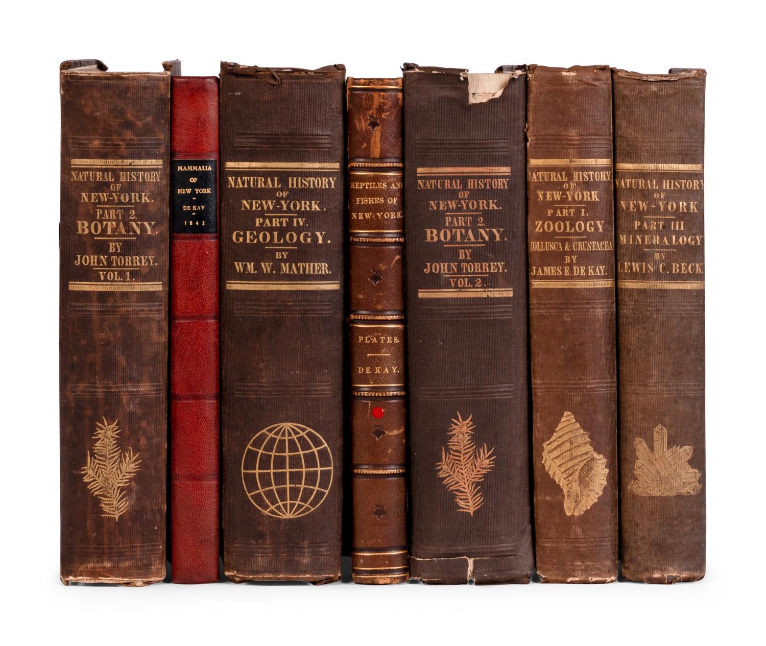 [NATURAL HISTORY]. DE KAY, James, et al. The Natural History of New York . New York: v.p., 1842-1894.