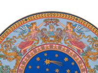 Eight Versace Porcelain Christmas Chargers