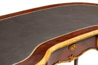 A Louis XV Style Gilt Bronze Mounted Reniform Bureau Plat