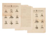 [NEWSPAPER]. Our Camp Journal . Vol 1, Nos. 1 (April 1, 1863), 3 (September 7, 1863); 5 (January 15, 1864), and 6 (April, 1864). Various places.
