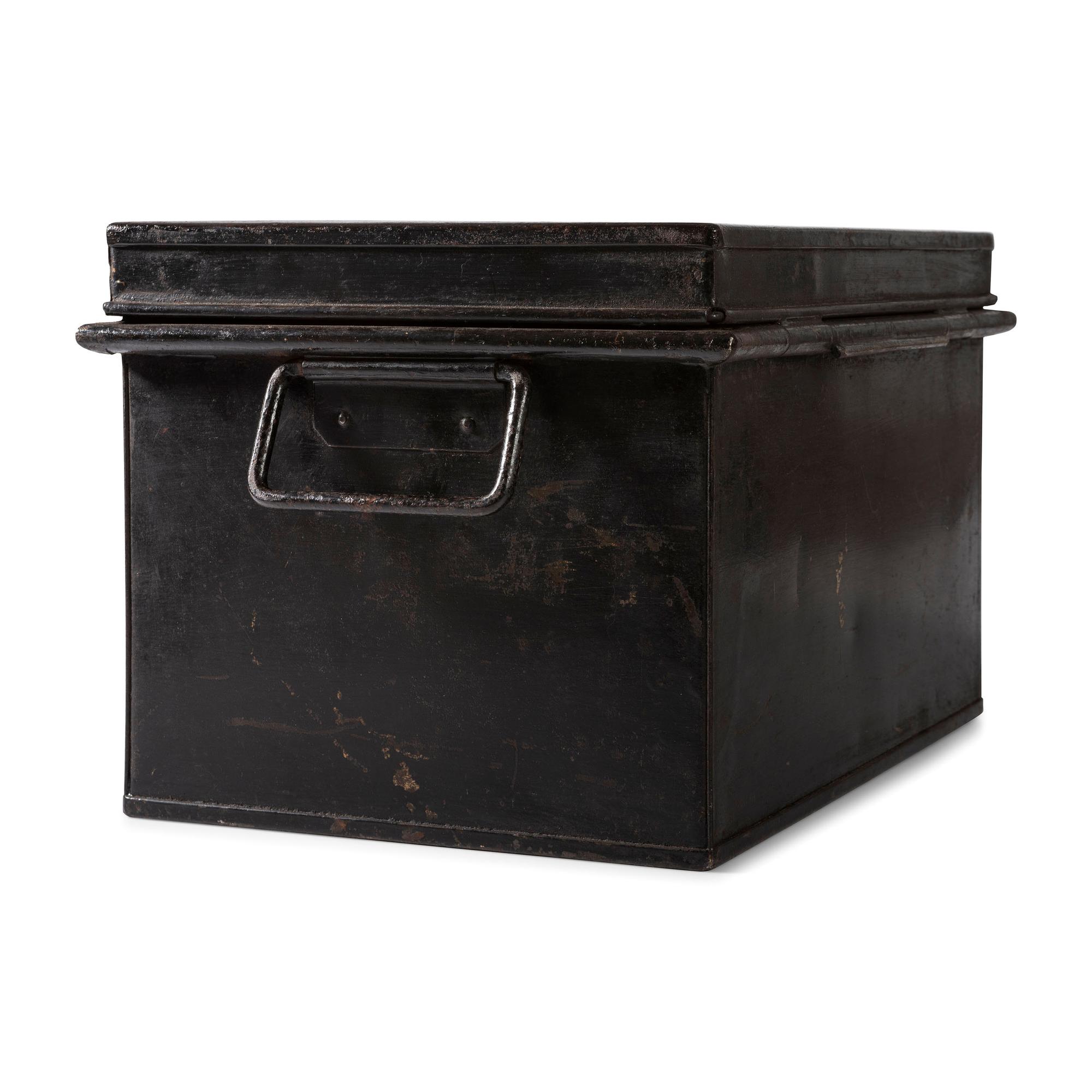 A Painted Tin Cannabis Storage Box