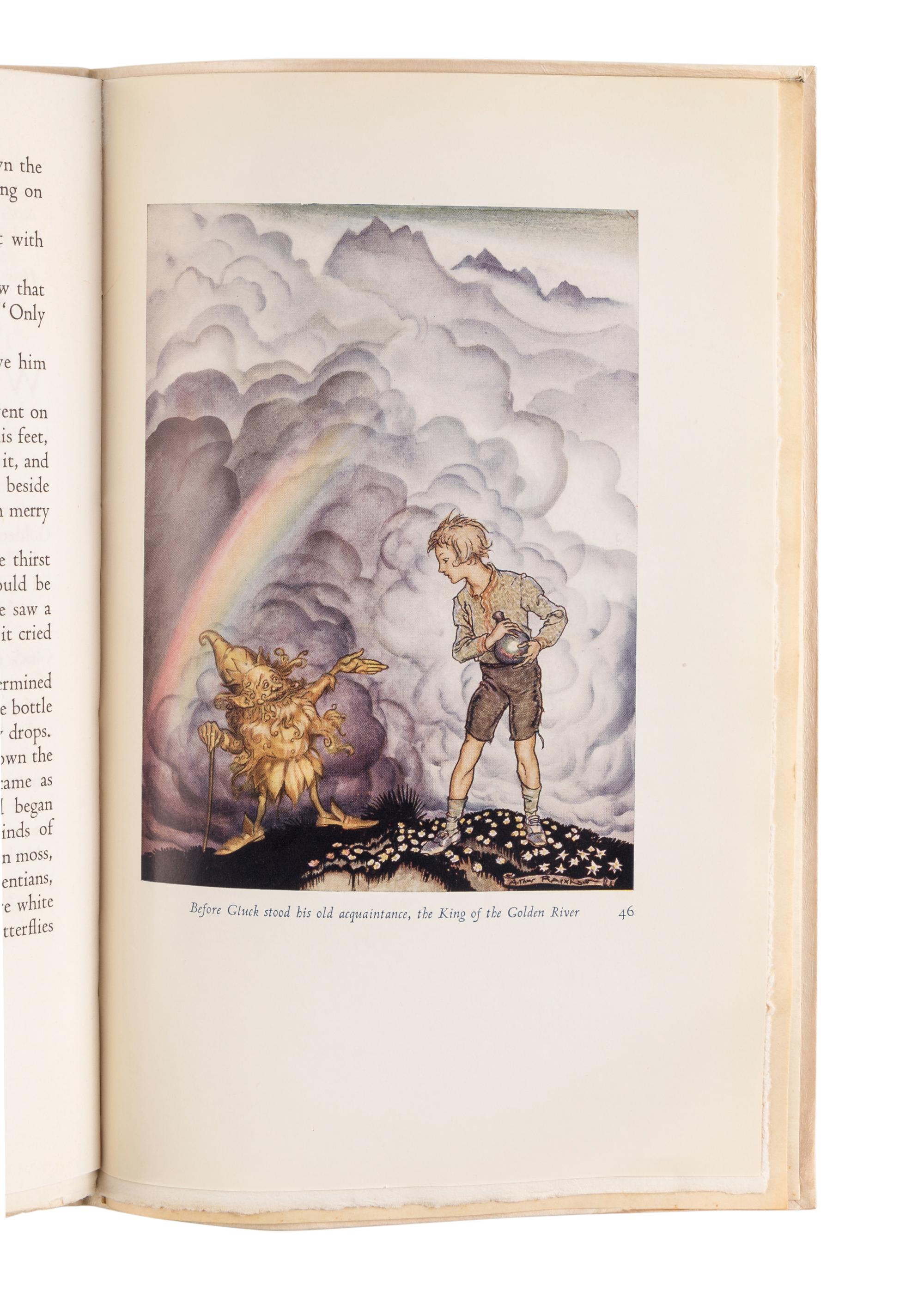 [RACKHAM, Arthur (1867-1939), illustrator]. RUSKIN, John (1819-1900). The King of the Golden River . London: George Harrap & Co. Ltd., [1932].