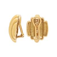 YELLOW GOLD EARCLIPS