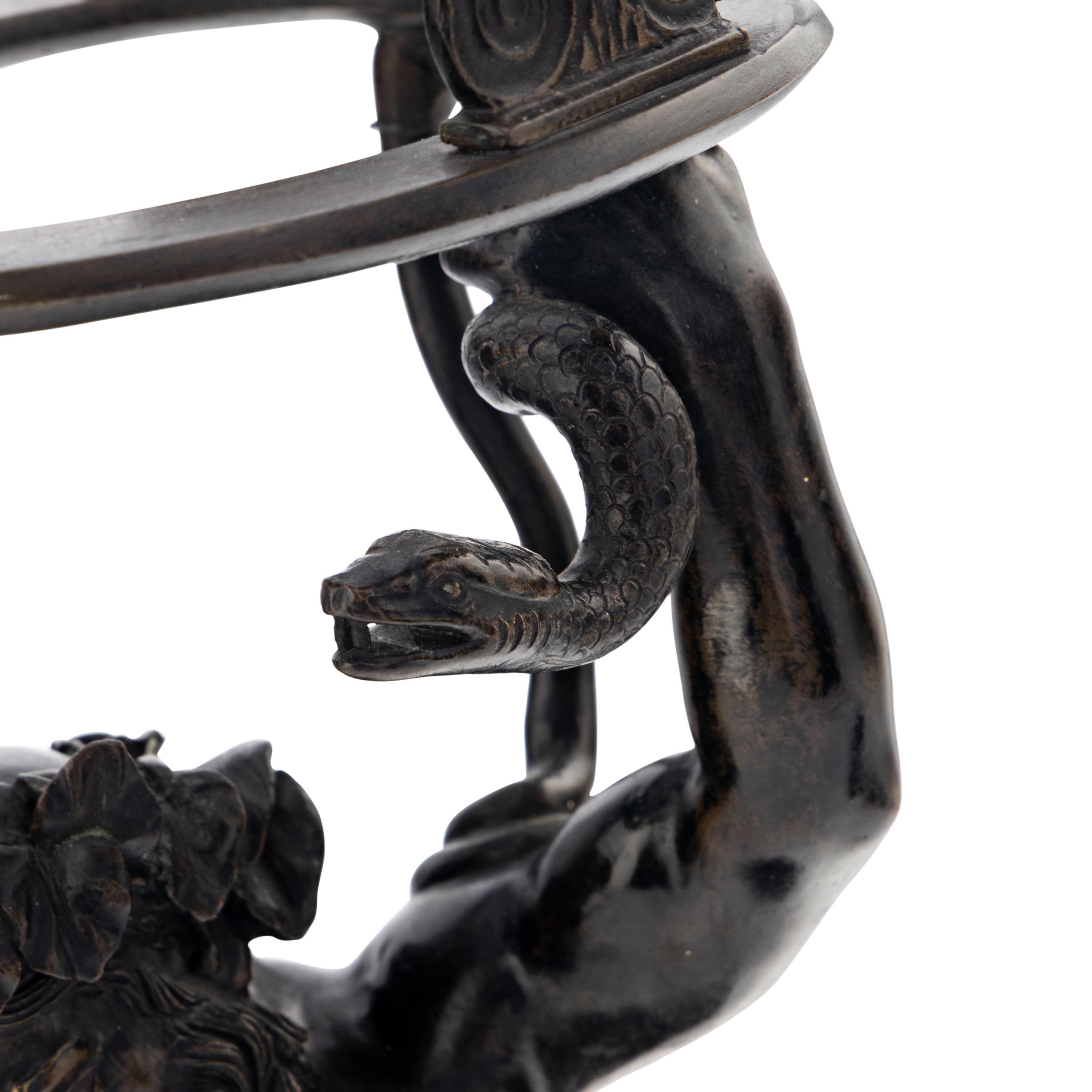 A Grand Tour Bronze Silenus