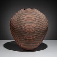 Corrugated Pottery Jar, Glory to God