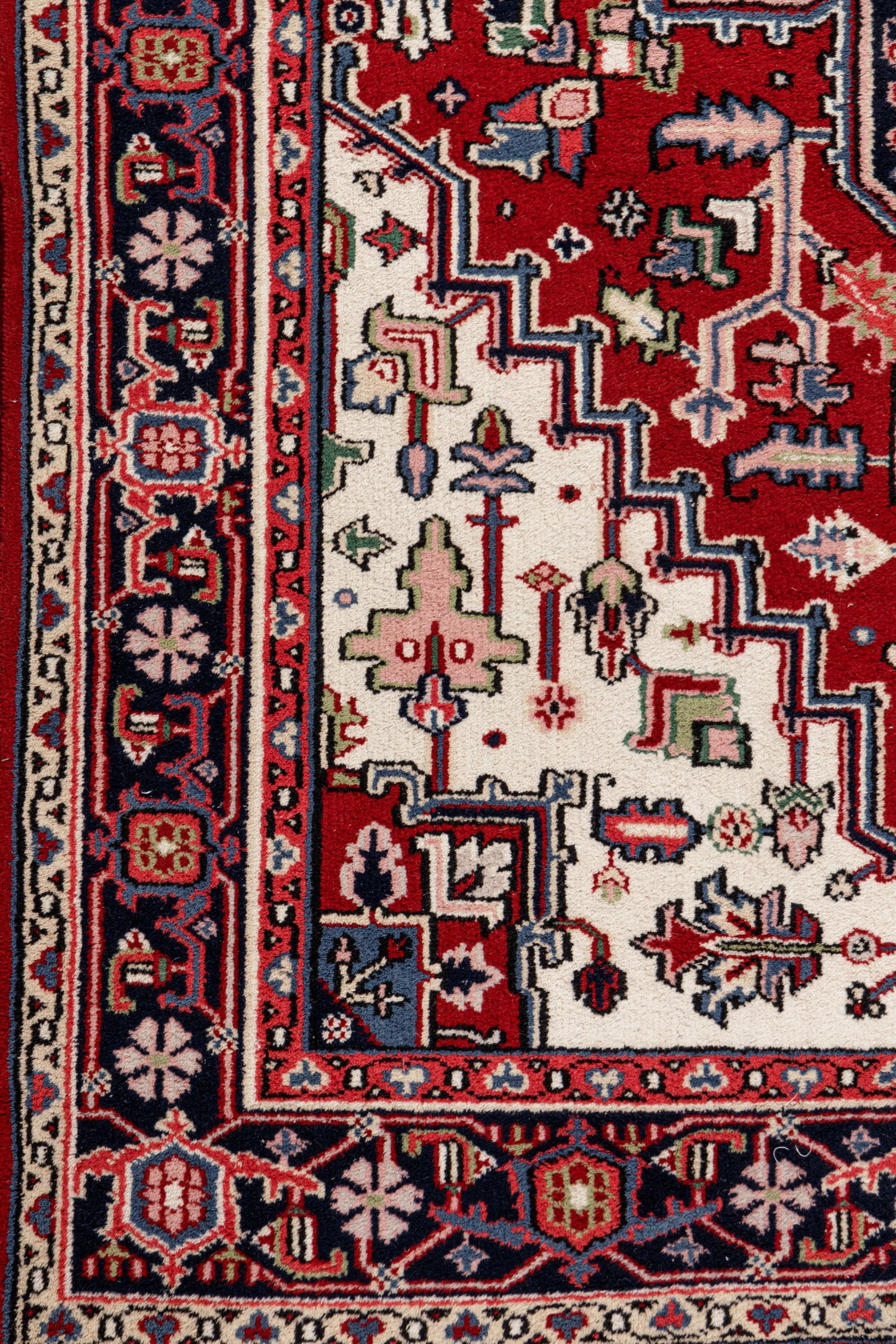 A Heriz Wool Rug