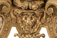 A Pair of French Gilt Bronze Chenets