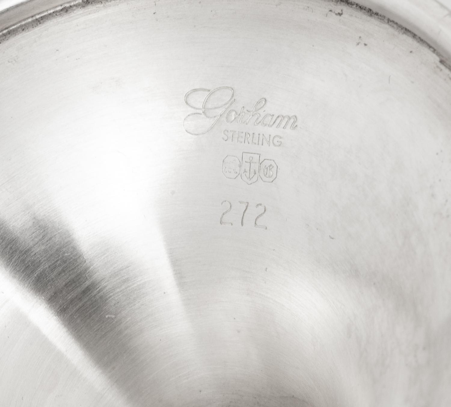 A Set of Twelve American Silver Goblets