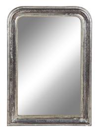 A Silvered-Wood Domed Mirror — EARLY 20TH CENTURY
