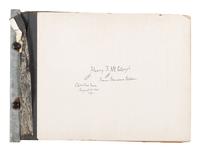 [NATIVE AMERICANS]. JUNKIN, William W. (1831-1903). A Collection of Indian Photographs and Views with Photos of a Few White Employes [ sic ] Together with Some Indian Letters and Paintings. Made by W.W. Junkin, Fairfield, Iowa. 1889-93.