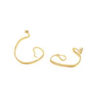 VERDURA, PAIR OF YELLOW GOLD AND RUBY 'MEDUSA' SERPENT CUFF BRACELETS