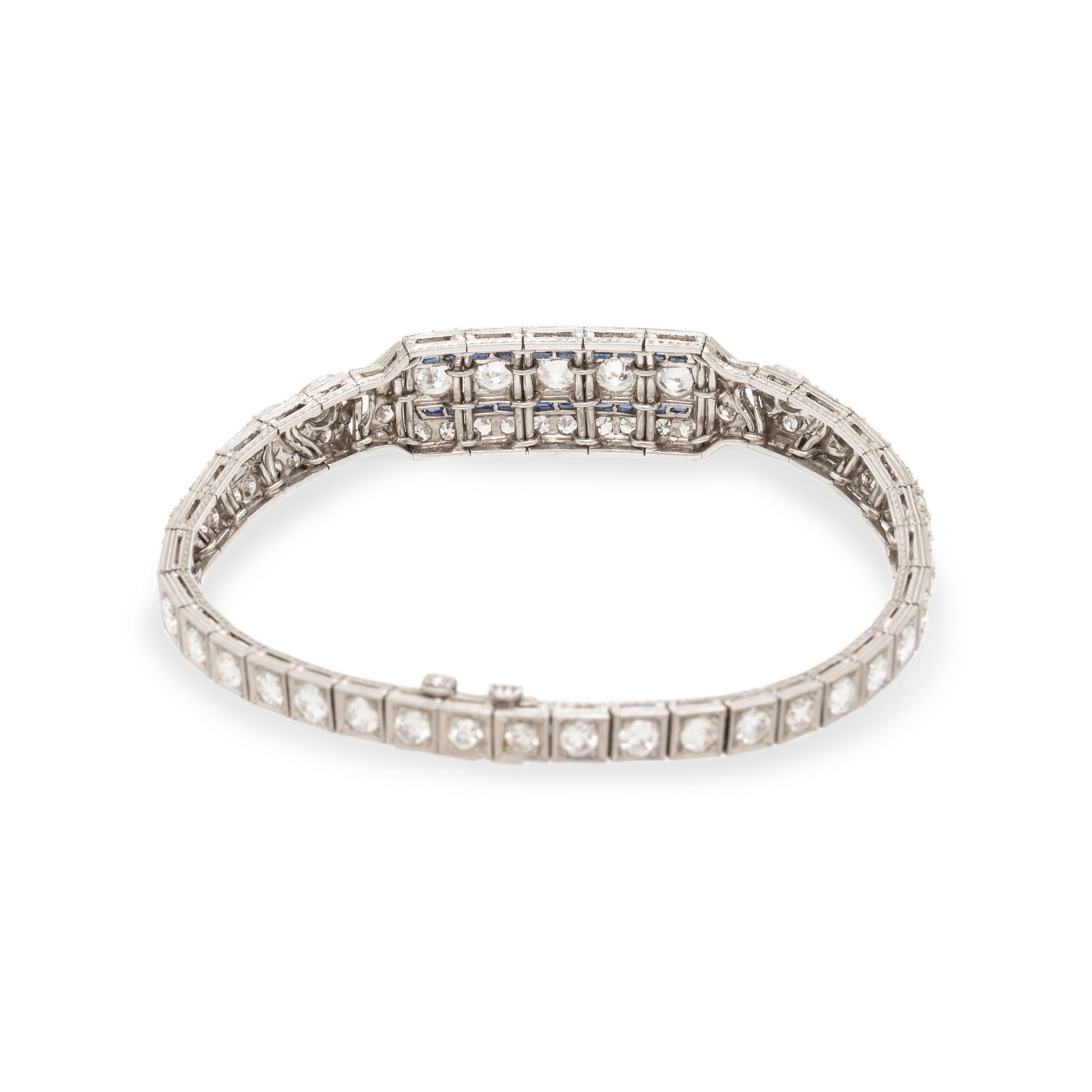 ART DECO, DIAMOND BRACELET