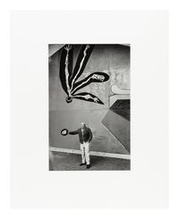 Inge Morath (1923-2002) Picasso unveiling mural for UNESCO, 1958