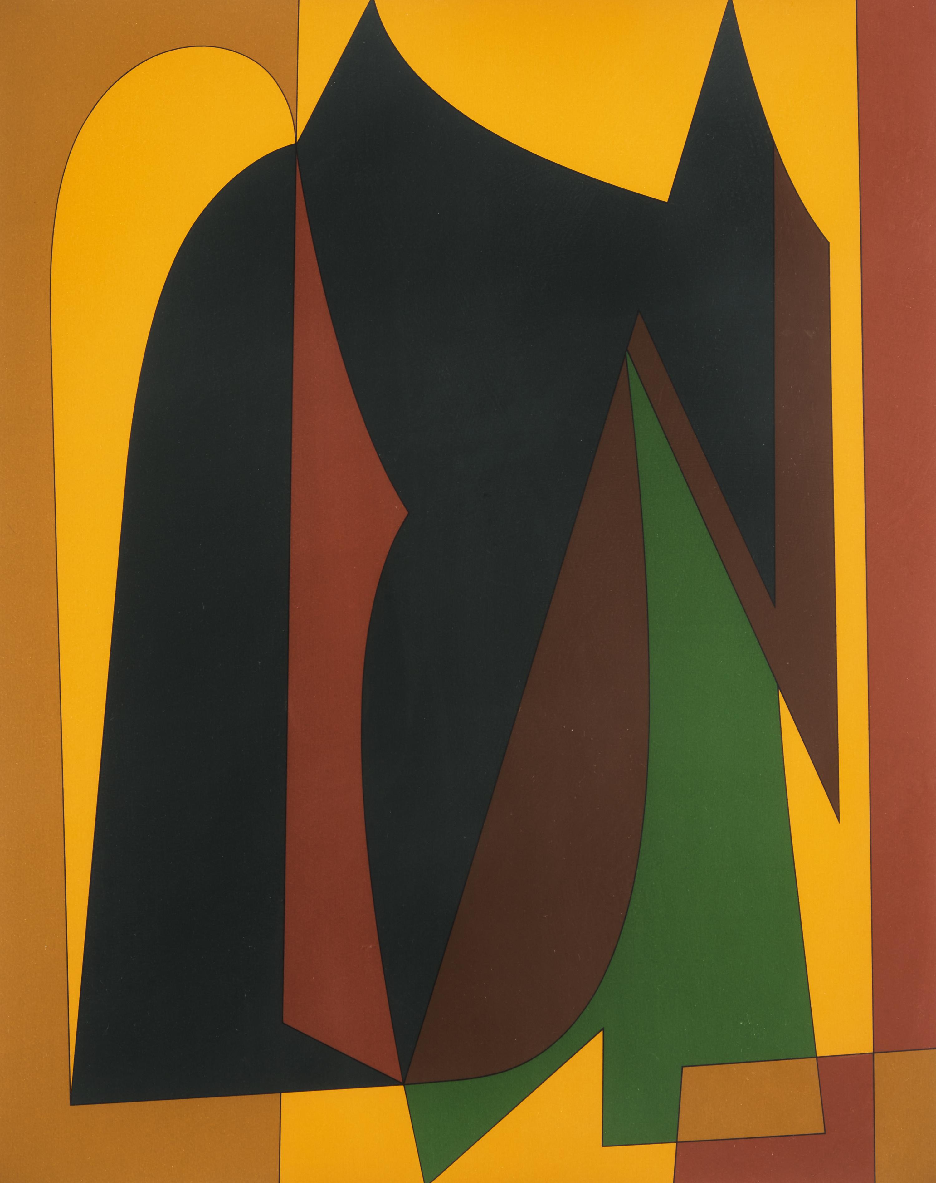 Victor Vasarely (Hungarian, 1906-1997) — Untitled and Untitled (a pair of works)