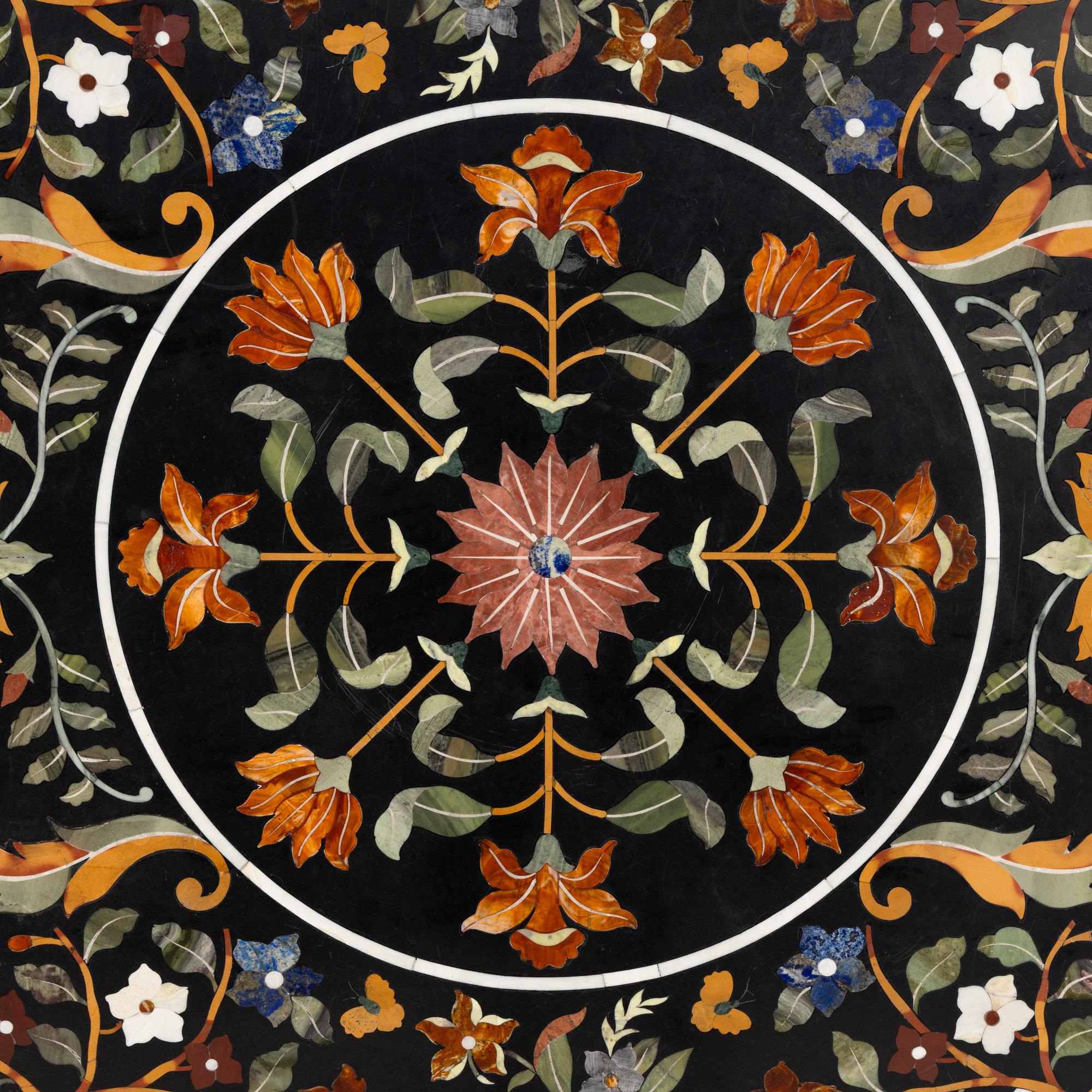 An Italian Baroque Style Pietra Dura Table Top