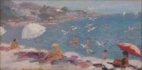 Paulette Victorine J. Van Roekens (American, 1896–1988) - Beach Scene