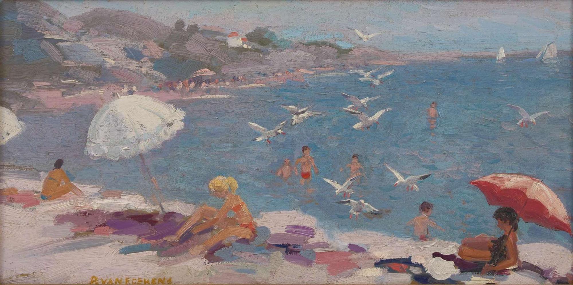 Paulette Victorine J. Van Roekens (American, 1896–1988) - Beach Scene