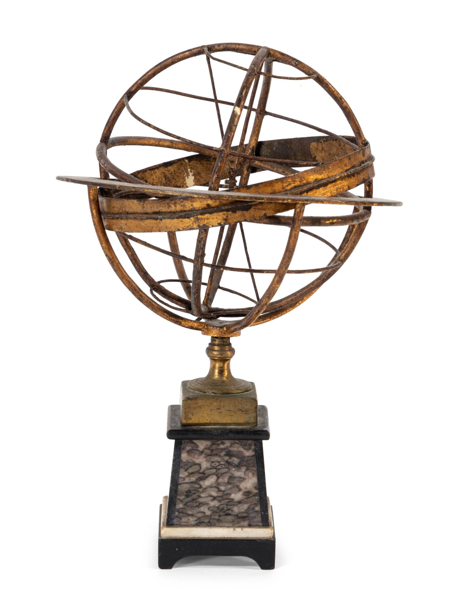 A Gilt Metal Armillary Sphere