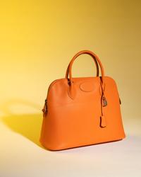 Hermès Orange Leather Bolide Bag 37cm, 2007