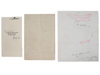 [RELIGION]. A group of 7 items involving African American churches and pastors, incl. AME Church membership card, Order of the Black Rose membership card, photographs, and imprints.