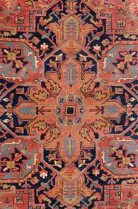 An Indo-Heriz Wool Rug