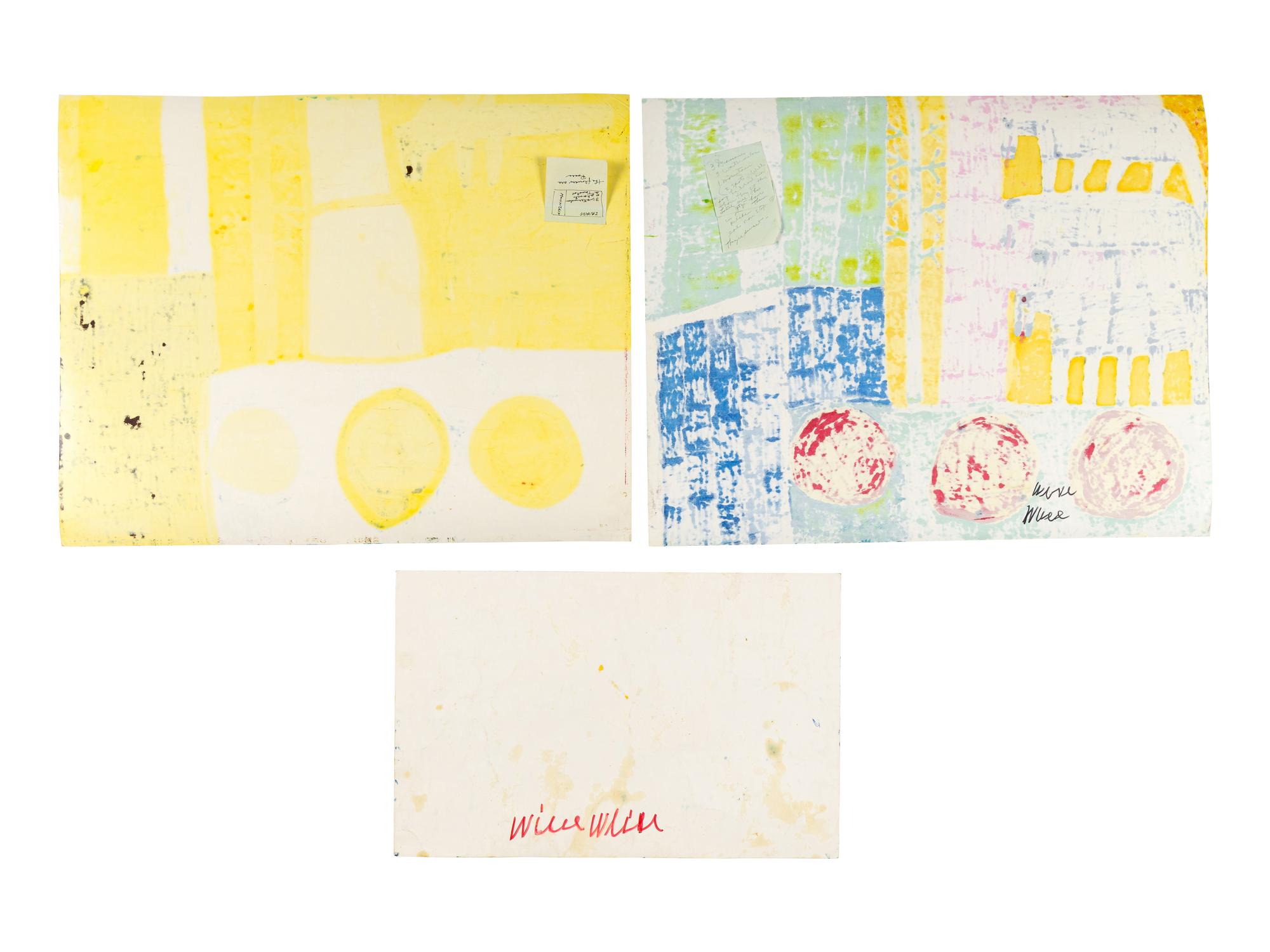 Untitled (Prehistoric Animals), Untitled (Prehistoric Animals), Untitled (Prehistoric Animals) and Untitled (Prehistoric Animals (four works)