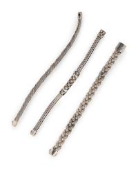 JOHN HARDY, COLLECTION OF STERLING SILVER BRACELETS