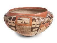 Polychrome Pottery Bowl