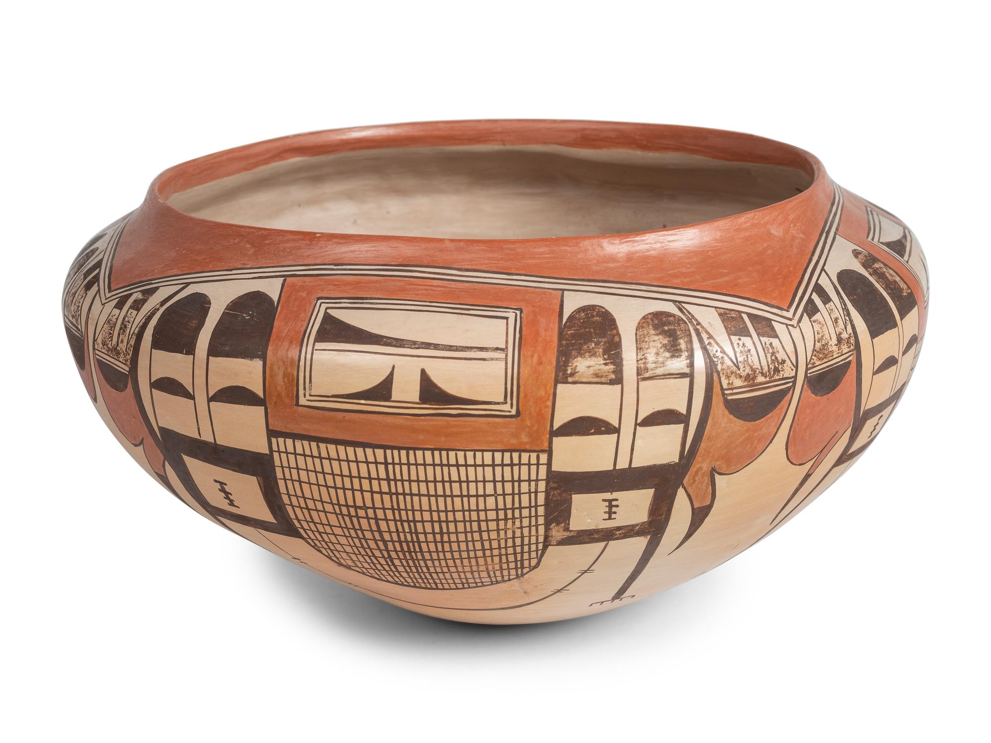 Polychrome Pottery Bowl
